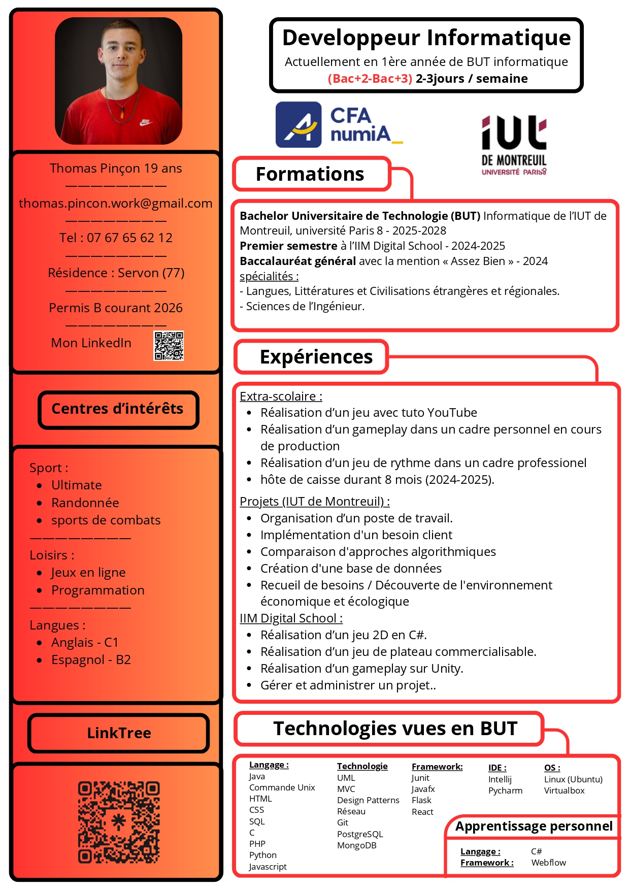 Mon cv